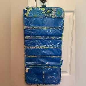 Vera Bradley Hanging Clear Pocket Organizer in retired "Doodle Daisy" pattern